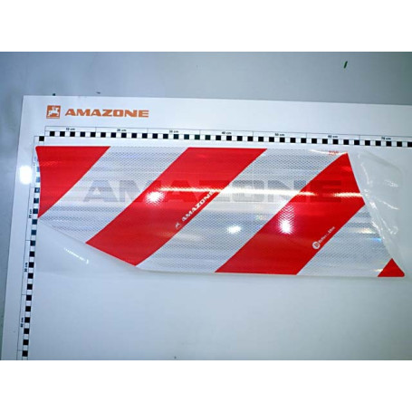 Autocollant gauche rouge/blanc Réf. ND033 - AMAZONE Autocollant gauche rouge/blanc Réf. ND033 - AMAZONE