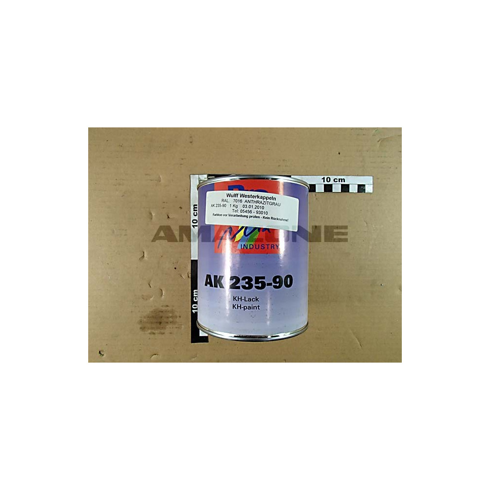 POT de peinture gris RAL 7016 1KG OB062 Amazone