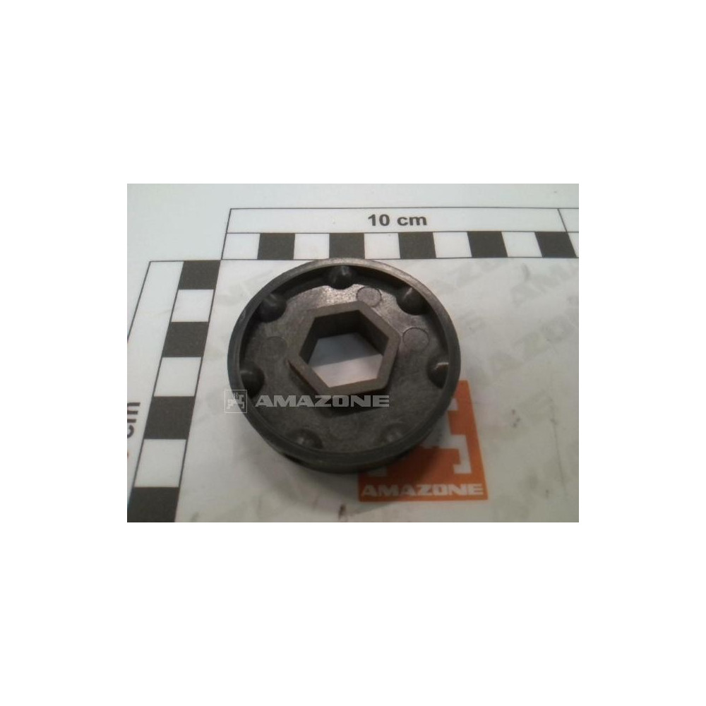 Roue distributrice jaune Y040003604 Amazone
