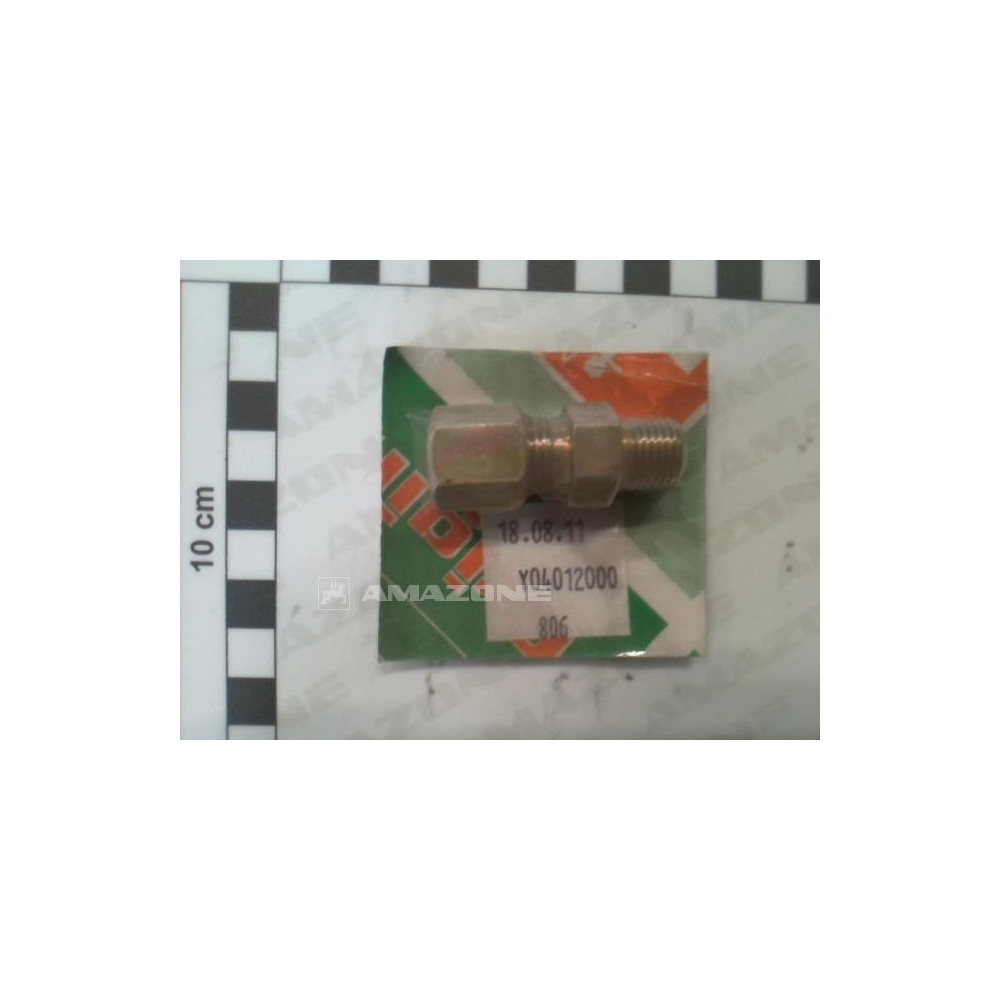Raccord coude graissage pantera Y04012000806 Amazone