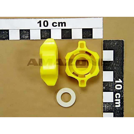 Ecrou buse jaune 8 MM lechler Réf. ZF083 - AMAZONE Ecrou buse jaune 8 MM lechler Réf. ZF083 - AMAZONE