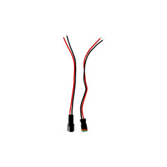Kit connecteur Deutsch 2 pôles avec faisceau Kit connecteur Deutsch 2 pôles avec faisceau