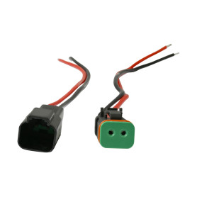 Kit connecteur Deutsch 2 pôles avec faisceau