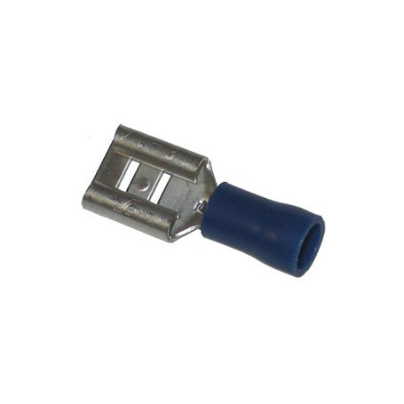Cosse plate bleue