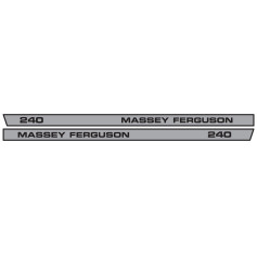 Kit d'autocollants «Massey Ferguson 240» réf. 1681728M2 - Massey Ferguson Kit d'autocollants «Massey Ferguson 240» réf. 1681728M2 - Massey Ferguson
