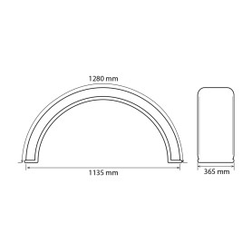 Bavette de garde-boue réf. 82007665 - Ford New Holland