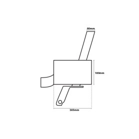 Silencieux d'échappement Ford 8340 avecTurbo pour FORD