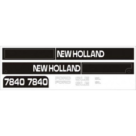 Kit d'autocollants «Ford New Holland 7840» réf. 81869740 - Ford New Holland