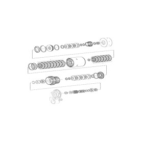 Kit de réparation d'embrayage multidisques réf. 5167875 - Ford New Holland