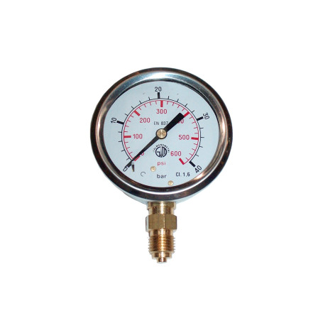 Manomètre 580 PSI à bain de glycérine Manomètre 580 PSI à bain de glycérine