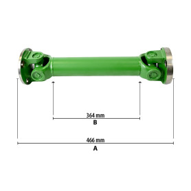 Arbre de transmission réf. AL117413 pour John Deere