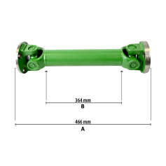 Arbre de transmission réf. AL117413 pour John Deere