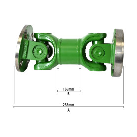 Arbre de transmission réf. AL117418 pour John Deere