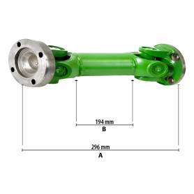 Arbre de transmission réf. AL117412 pour John Deere