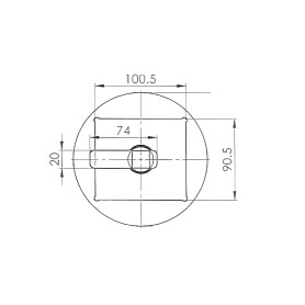 Douille de pivot d'essieu avant pour John Deere