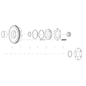 Disque de friction réf. RE326609 pour John Deere