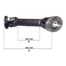 Arbre de transmission John Deere 6020 6520 pour JOHN DEERE