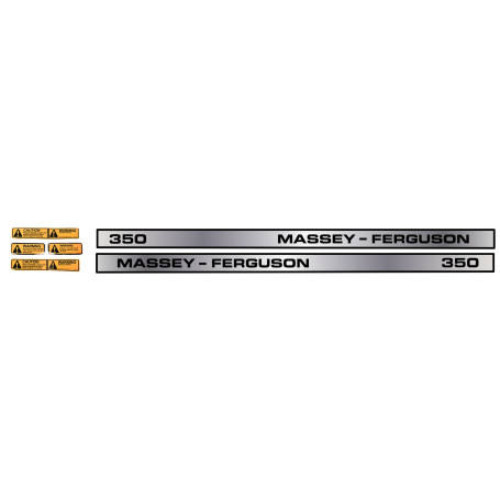 Kit d'autocollants 350 pour Massey Ferguson