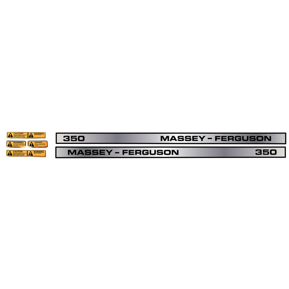 Kit d'autocollants 350 pour Massey Ferguson | Agricolors