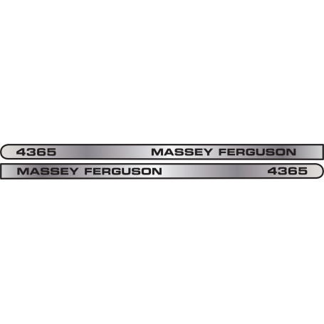 Kit d'autocollants 4365 réf. 3823967M1 pour Massey Ferguson