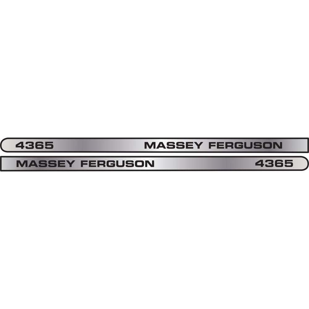 Kit d'autocollants 4365 réf. 3823967M1 pour Massey Ferguson | Agricolors