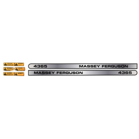Kit d'autocollants 4365 réf. 3823967M1 pour Massey Ferguson