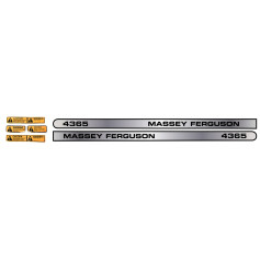 Kit d'autocollants 4365 réf. 3823967M1 pour Massey Ferguson