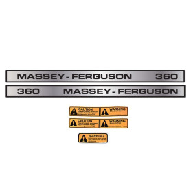 Kit d'autocollants réf. 390031M91 pour Massey Ferguson | Agricolors
