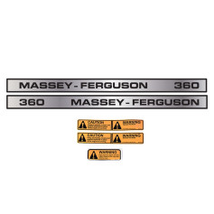Kit d'autocollants réf. 390031M91 pour Massey Ferguson