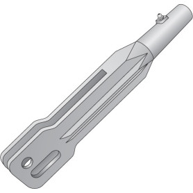 Fourche inférieure de chandelle - 1 UNS réf. 1861392M2 pour Massey Ferguson