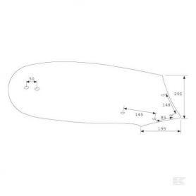 VERSOIR CYLINDRIQUE HÉLICOÏDAL 14 N4 DROIT RÉF. 616190 - KUHN