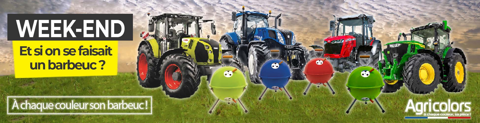 Chaque couleur son barbecue !
