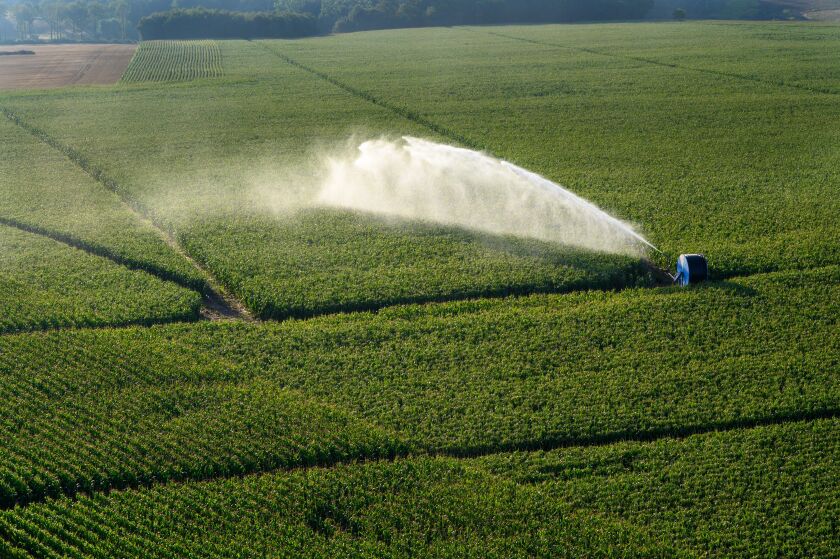 Arrosage champs agricoles