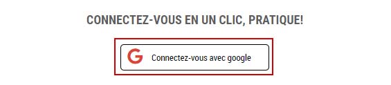 Création compte avec google sur Agricolors.fr